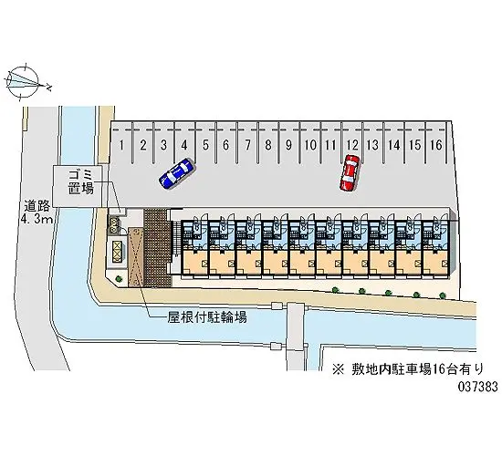 岡山市北区津高 月極駐車場